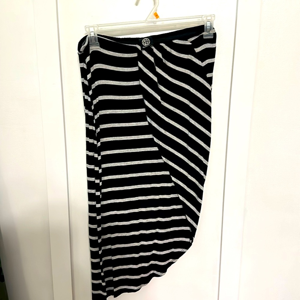 Black and silver A line skirt